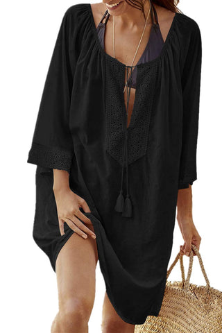 YouKD Women's Large Size Beach Tunic Tops Roomy Homewear Beach Cover Up Tshirts