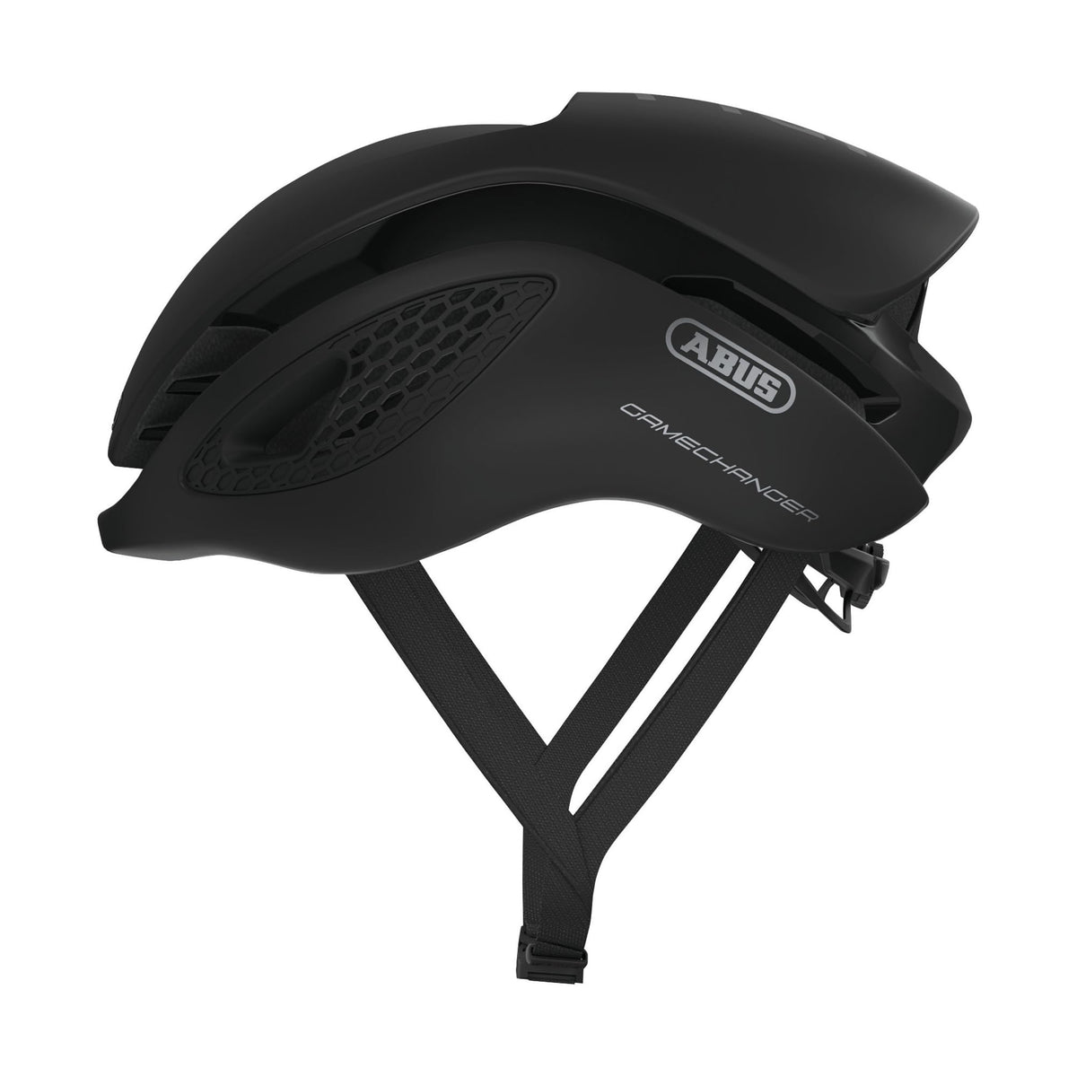 ABUS GameChanger Racing Bike Helmet - Aerodynamic Cycling Helmet with Optimal Ventilation for Men and Women - Movistar 2020, Velvet Black, Size L