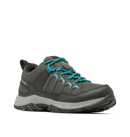 Columbia Women's Granite Trail Waterproof, Shark/River Blue, 5