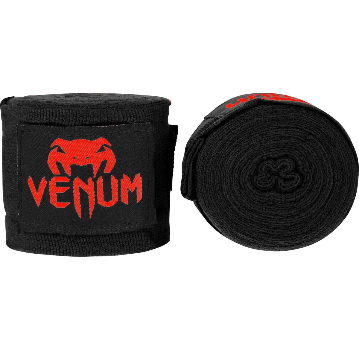 Venum Unisex Adult Kontact Boxing Handwraps, Black/Red, 4 m