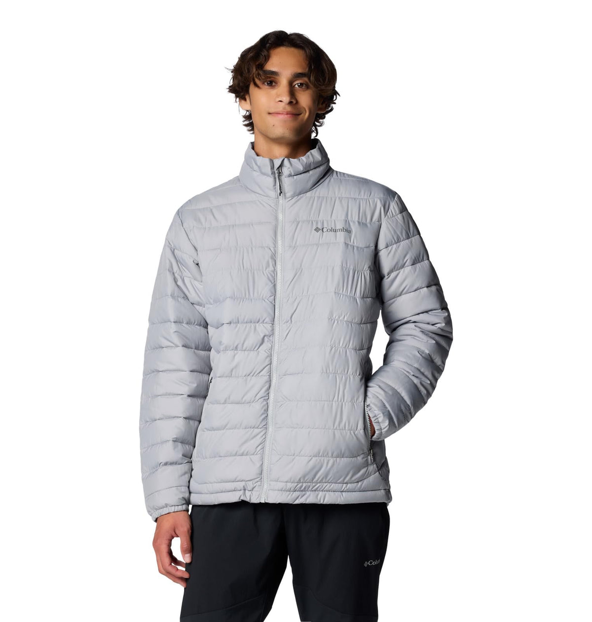 Columbia Men's Powder Lite II Jacket, Columbia Grey, Small