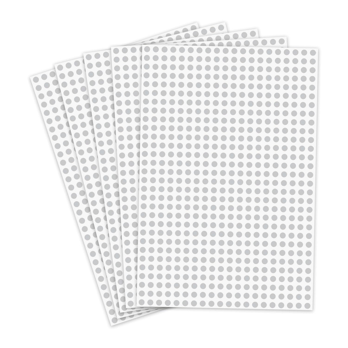 Starboling Dot Stickers,1/4 Inch Grey Circle Stickers,3000pcs Self-Adhesive Color Coding Labels,Round Labeling Stickers for Office Classroom Garage Sale