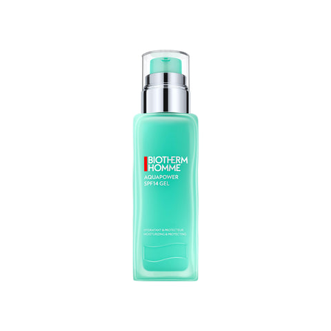 Biotherm Homme Aquapower SPF14 Face Gel, Refreshing Day Cream for Men, with Life Plankton and Oligo Minerals, Nourishes and Protects Against UV Radiation and Environmental Affects, 75 ml