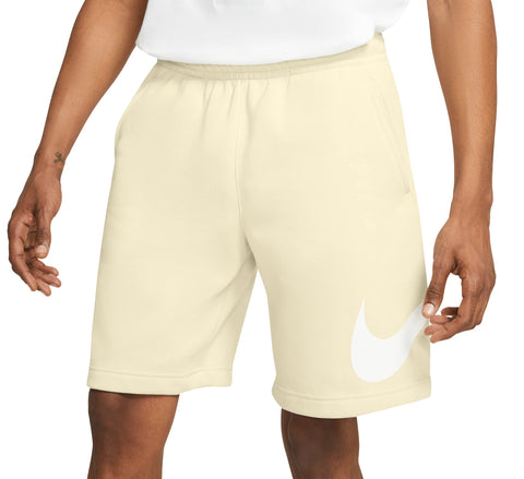 Nike Men's Sportswear Graphic Club Short, Coconut Milk/Coconut Milk, Medium