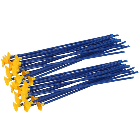 HugeDE 12 Pcs 16.5 inch Replacement Suction Cup Arrows Toy Replacement Arrows with Rubber Tip for Kids