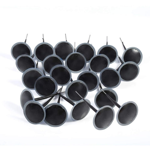 Nikou Mushroom, 24Pcs Auto Tubeless Patch Gum Tyre Puncture Repair Wired 6mm Mushroom Patch for Car Motorcycle Electric Vehicle Tire Repair Tool