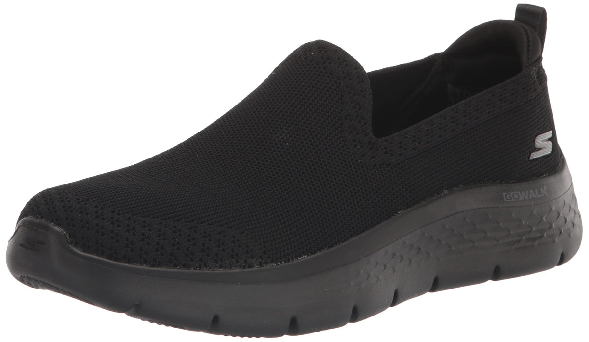 Skechers Women's, GO Walk Flex Slip-On Sneaker - Wide Width Black