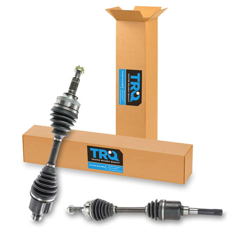 TRQ Front CV Axle Shaft Assembly Set Compatible with 2001-2008 Ford Escape Mazda Tribute 2005-2008 Mercury Mariner