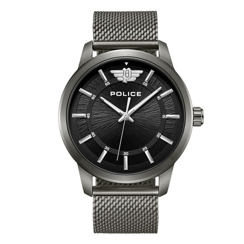 Police Men Analog Quartz Watch with Stainless Steel Strap PEWJG0022202
