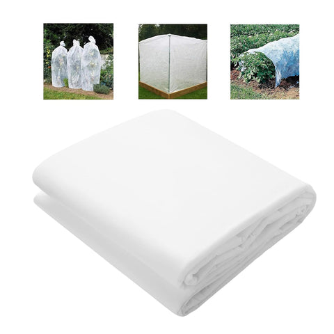 ASOPFYUM Garden Fleece Frost Protection, Horticultural Fleece(1.5 x 10m) 30g/mÂ², Suitable for Outdoor Plants, Vegetables, Winter Cold Snow Protection, Wool Plants in Winter, Plant Covers for Frost