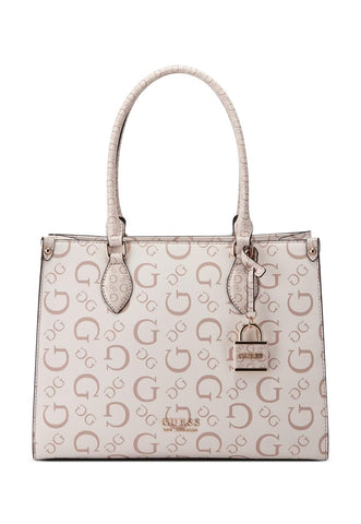 GUESS Factory Oak Park Logo Large Tote Bag Handbag