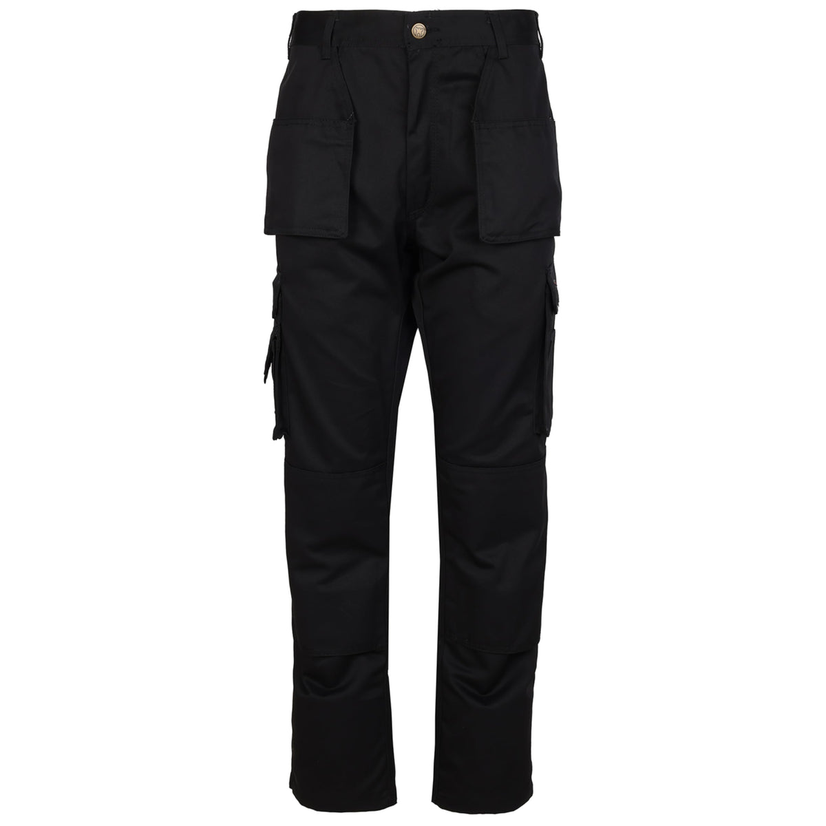 TuffStuff - Pro Work Regular Trousers - 36â€ Waist - Black Cargo Trousers- Work Trousers For Men - Triple Stitched Seams - Features Knee Pad Pockets - Mens Work Trousers