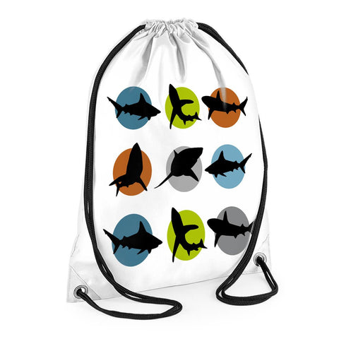 tigerlilyprints Shark Swim Bag, Boys Swimming Bags, Boys Sports Bag, Waterproof Swimming BAg, Large Swim Bags