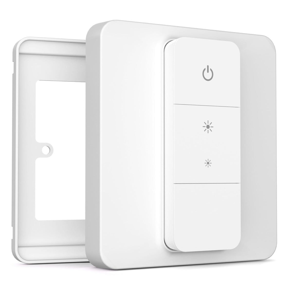 IYOKIÂ® Pro Switch Cover for Philips Hue Dimmer V2, Compatible with Hue Switch Cover, Remote Light Switch Plate Adapter, 1-Gang (1-Pack)