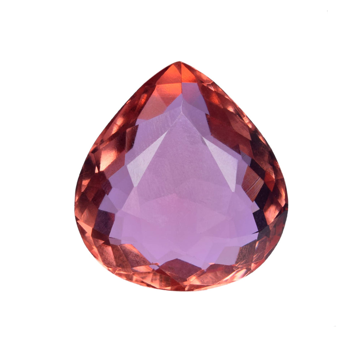 GEMHUB Gemstones For Jewelry Making Alexandrite Stone 30-40 Carats Pear Cut Color Changing Stones Loose Gemstones