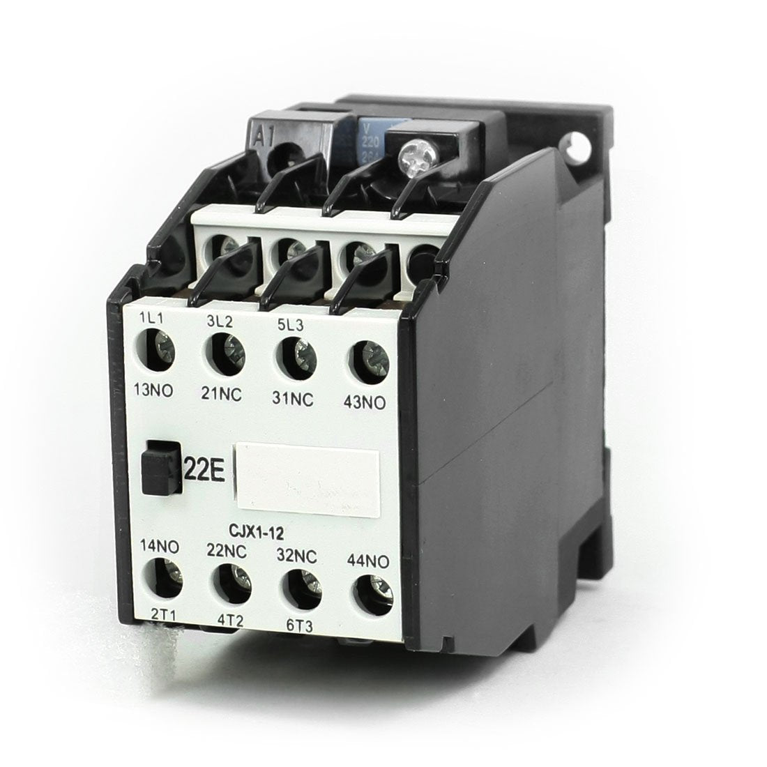 Aexit CJX1-12 AC Contactor 220V 50Hz Coil 12A 3-Phase 3-Pole 2NO + 2NC (62075dd923c9dc7b54b45e1ad604cdae)