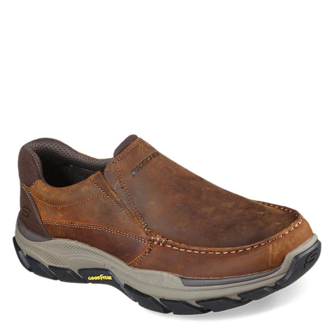 Skechers Men's Respected Catel Dark Brown 12 WW US