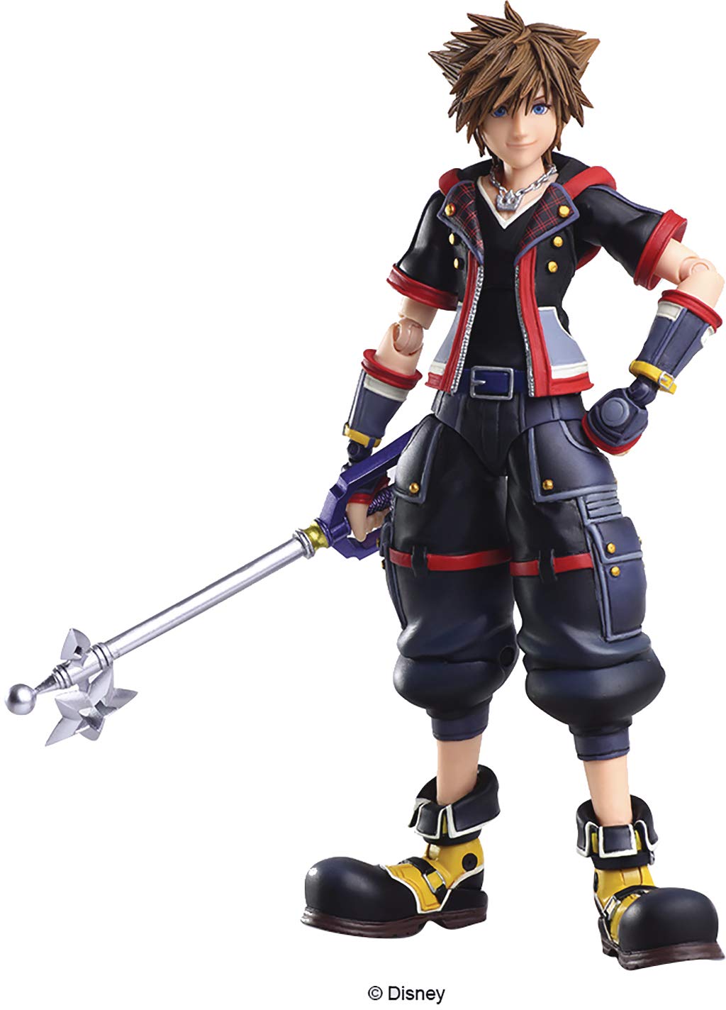 Square Enix Kingdom Hearts III: Sora (Version 2) Bring Arts Action Figure, Multicolor