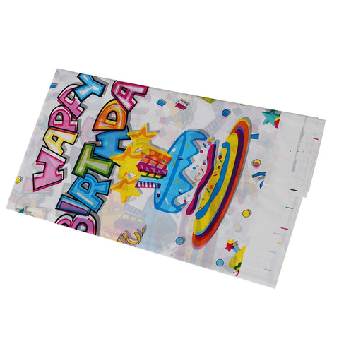 PRETYZOOM Plastic Table Cloths Plastic tablecloths Plastic Table Covers Plastic Picnic Table Kid Picnic Table Tablecloth Disposable Birthday Party Supplies Child Dining Table