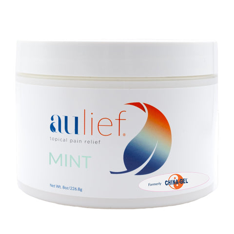 China-Gel Topical Pain Reliever Cream - Herbal Therapeutic Massage Cream to Help Sooth Away Muscle and Joint Discomfort, Mint Green, 8 oz Jar