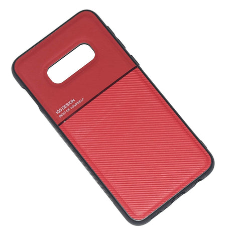 Kepuch Mowen Case Cover Bumper Built-in Metal Plate for Samsung Galaxy S10E - Red