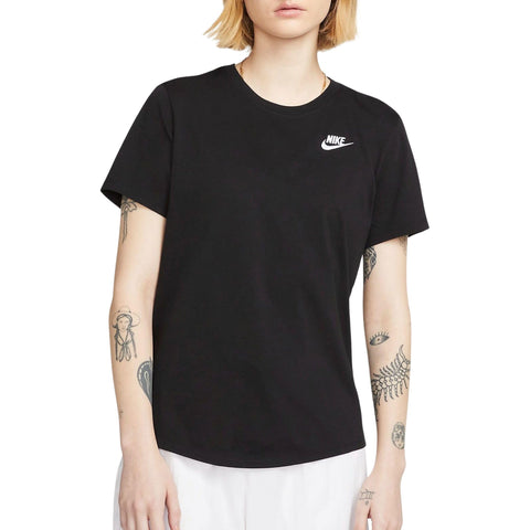 NIKE Women's W NSW TEE Club T-Shirt, Black, XL