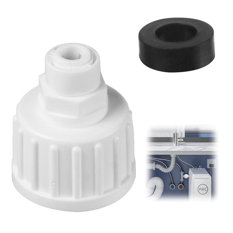SMCEHEYA 3/4" Bsp X 1/4" Push Fit Tap Adapter | Fridge Water Connector | Water Filter Fitting Quick Connector | Water Pipe Fittings Replacement | Straight Pipe Connection | No retaining Clip Required