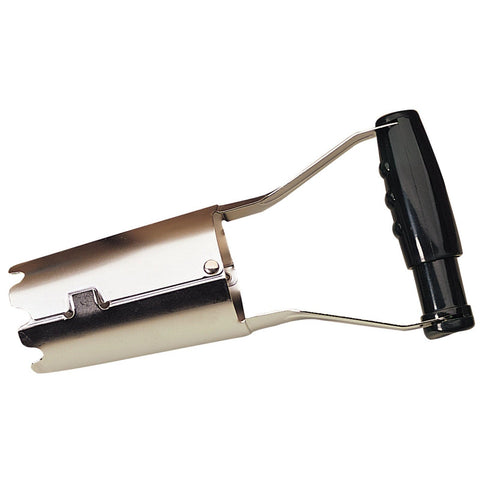 Draper Bulb Planter | 60mm Diameter Heavy Soil Transplanter| 50mm to 100mm Depth with Spring Handle|Chrome Plated Steel Garden Planting Hand Tool| 21861