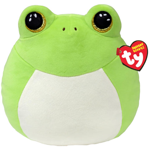 TY Snapper Frog Squish a Boo 10 Inches - Squishy Beanies for Kids, Baby Soft Plush Toys - Collectible Cuddly Stuffed Teddy
