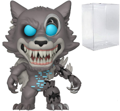 POP Five Nights at Freddy's The Twisted Ones - Twisted Wolf Funko Pop! Vinyl Figure (Bundled with Compatible Pop Box Protector Case), Multicolor, 3.75 inches