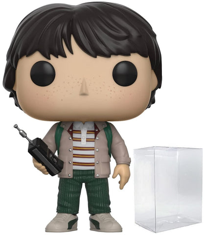 POP [Stranger Things - Mike Wheeler with Walkie Talkie Funko Vinyl Figure (Bundled with Compatible Box Protector Case)
