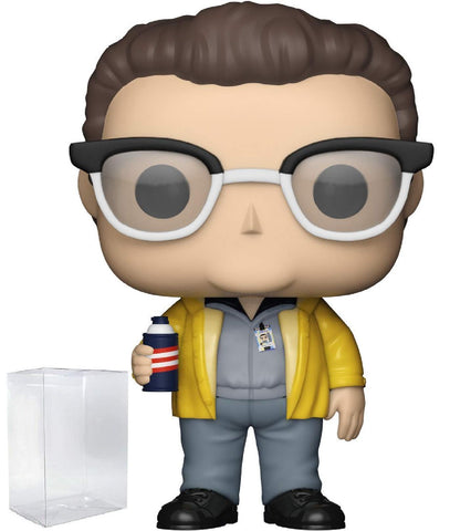 Funko Pop! Movies: Jurassic Park - Dennis Nedry Vinyl Figure (Bundled with Pop Box Protector Case)