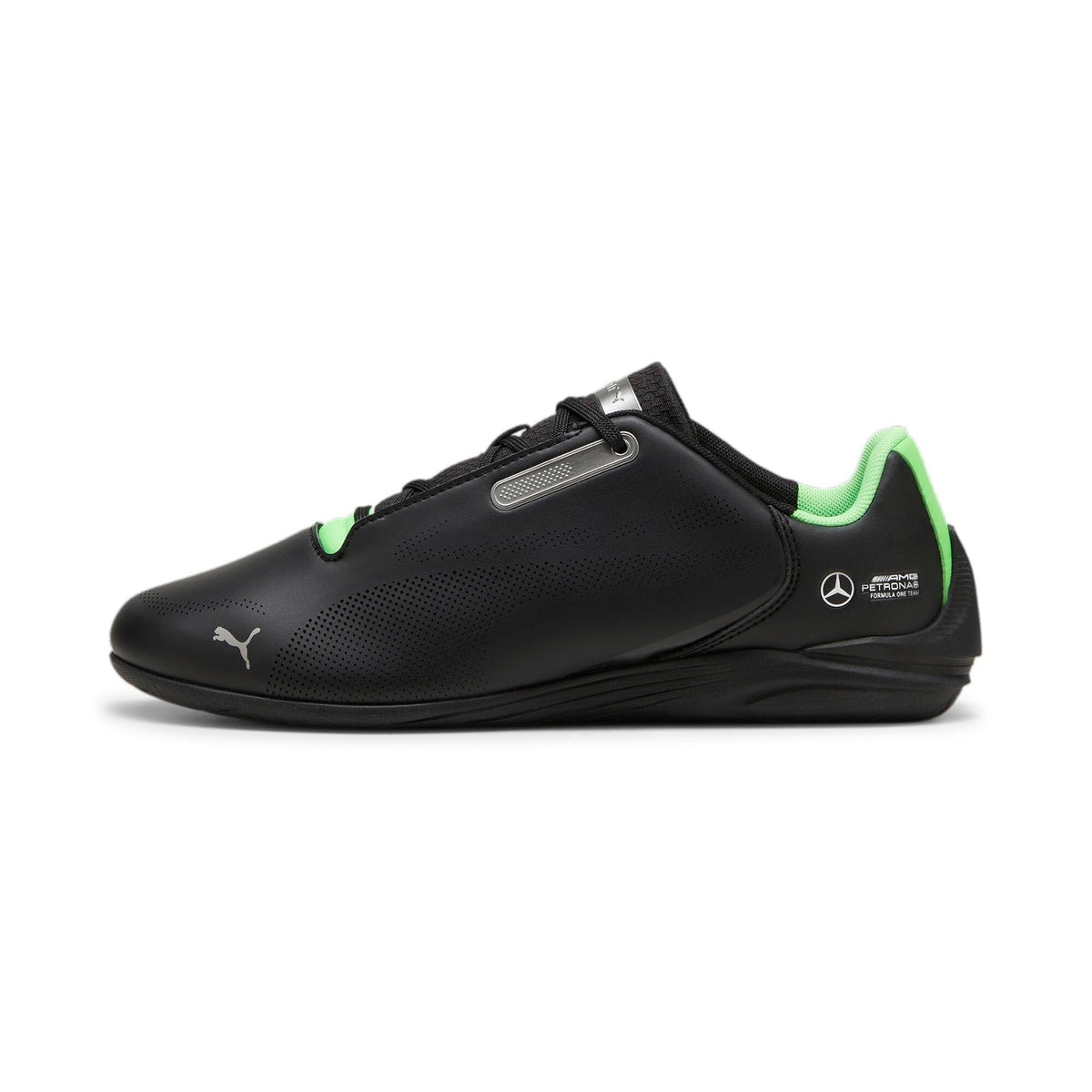 PUMA Men's Mercedes AMG Petronas F1 Cdrift Cat Decima 2.0 Sneaker, Black-Fizzy Green, 11.5