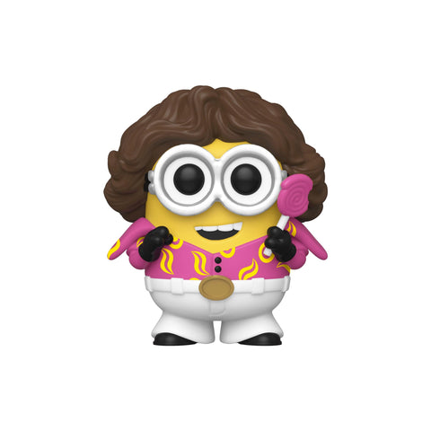 Funko Pop! Movies: Minions: The Rise of Gru - 70's Bob, Multicolor, 3.75 inches