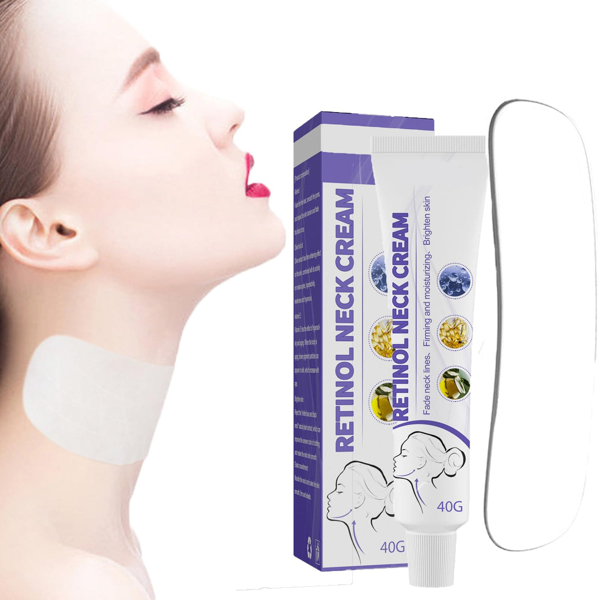 Neck Firming Cream,Reusable Silicone Wrinkle Pads Patches,Neck Firming Cream Tightening Lifting Sagging Skin,Neck Anti Wrinkle Patches,Smooth Neck Fine Lines & Saggy Skin,Reduce Wrinkles-Neck&Body