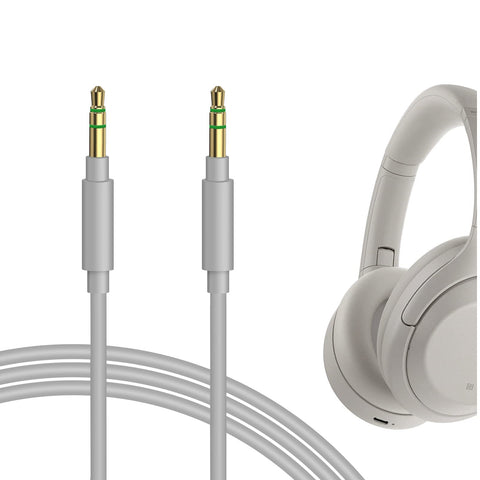 Geekria Audio Cable Compatible with Sony WH-ULT900N WH-1000XM5/1000XM4, WH-XB 920N/910N WH-CH700N INZONE H5 Headphones Cable, 1/8" (3.5mm) to 3.5mm Replacement Stereo Cord (4ft/1.2m)