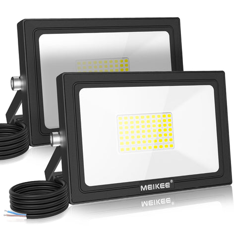 MEIKEE 60 W LED Floodlight 6500 K Pack of 2