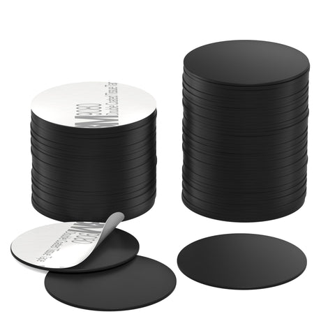 100 Pieces NFC Tags Black NTAG215 NFC 215 Tags NFC Coins Cards Black NFC Stickers Round 13.56MHz NFC Chip with Adhesive Back, Compatible with TagMo and NFC Enabled Phones