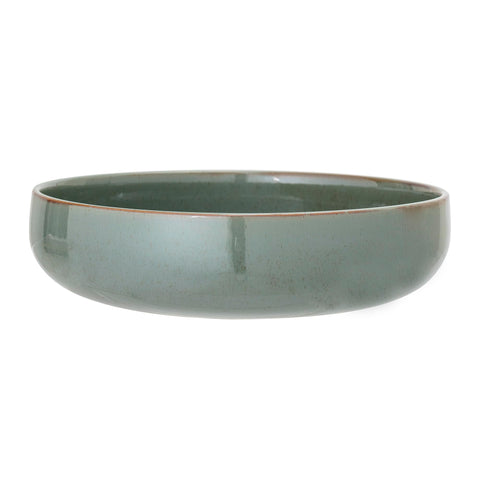 Bloomingville Pixie Serving Bowl, Green, Ceramic, 28.5 cm