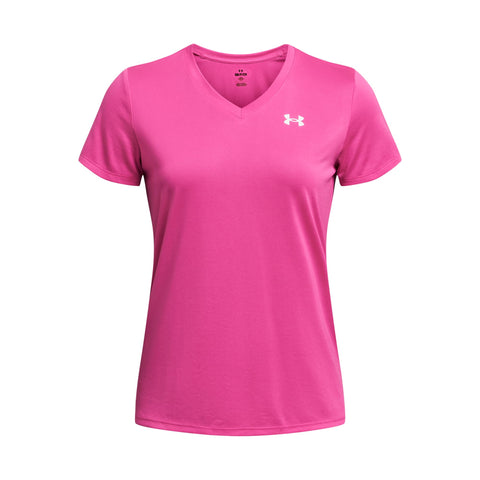 Under Armour Womens Tech SSV - Solid Short-Sleeve Sports Top for Women, V-Neck Women's T-Shirt, Lightweight Sports T-Shirt
