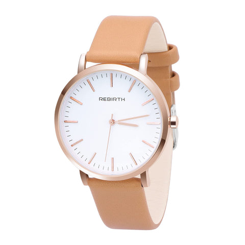 Vepiant Men Analog Quartz Watches Ultra-Thin Dial Minimalist Waterproof Fashion Simple Women Easy to Read Business Casual Durable Automatic Wrist Watch for Unisex Dress Leather Strap Wristwatch