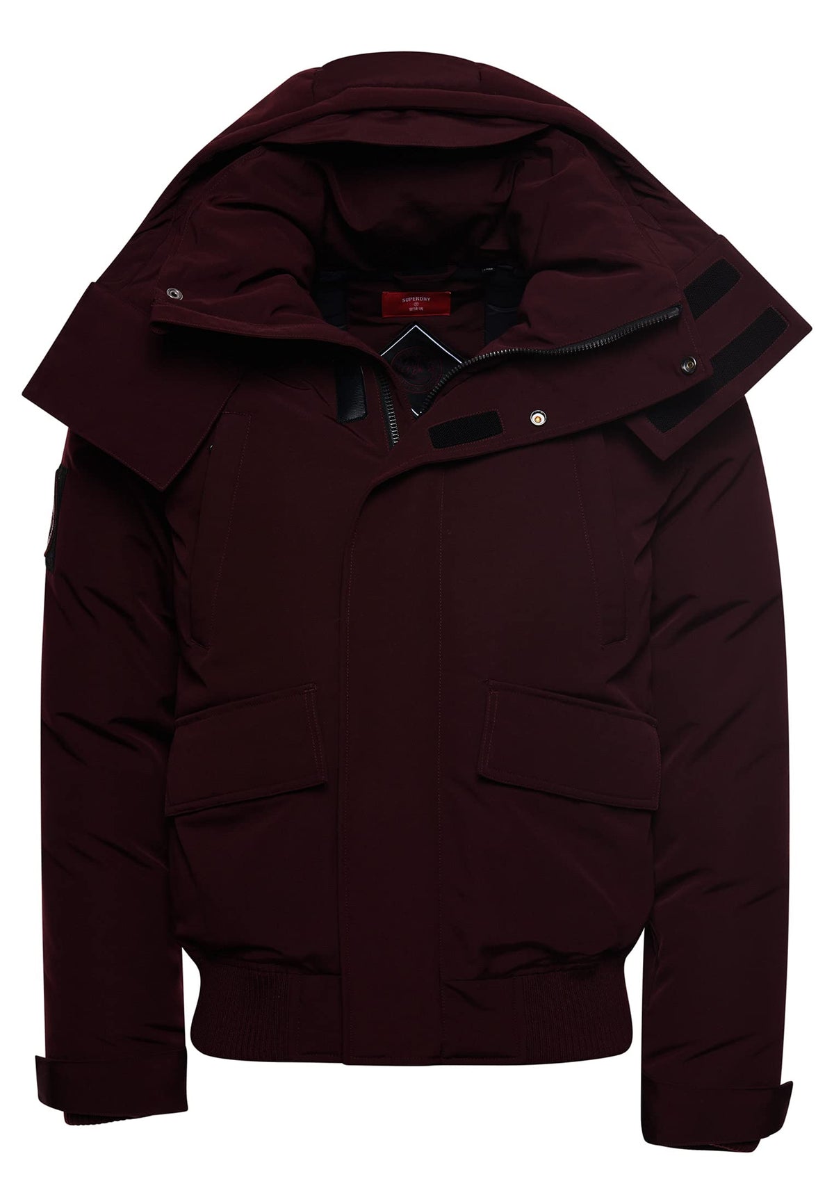 Superdry Men's Code Everest Bomber Jacket, Port, M
