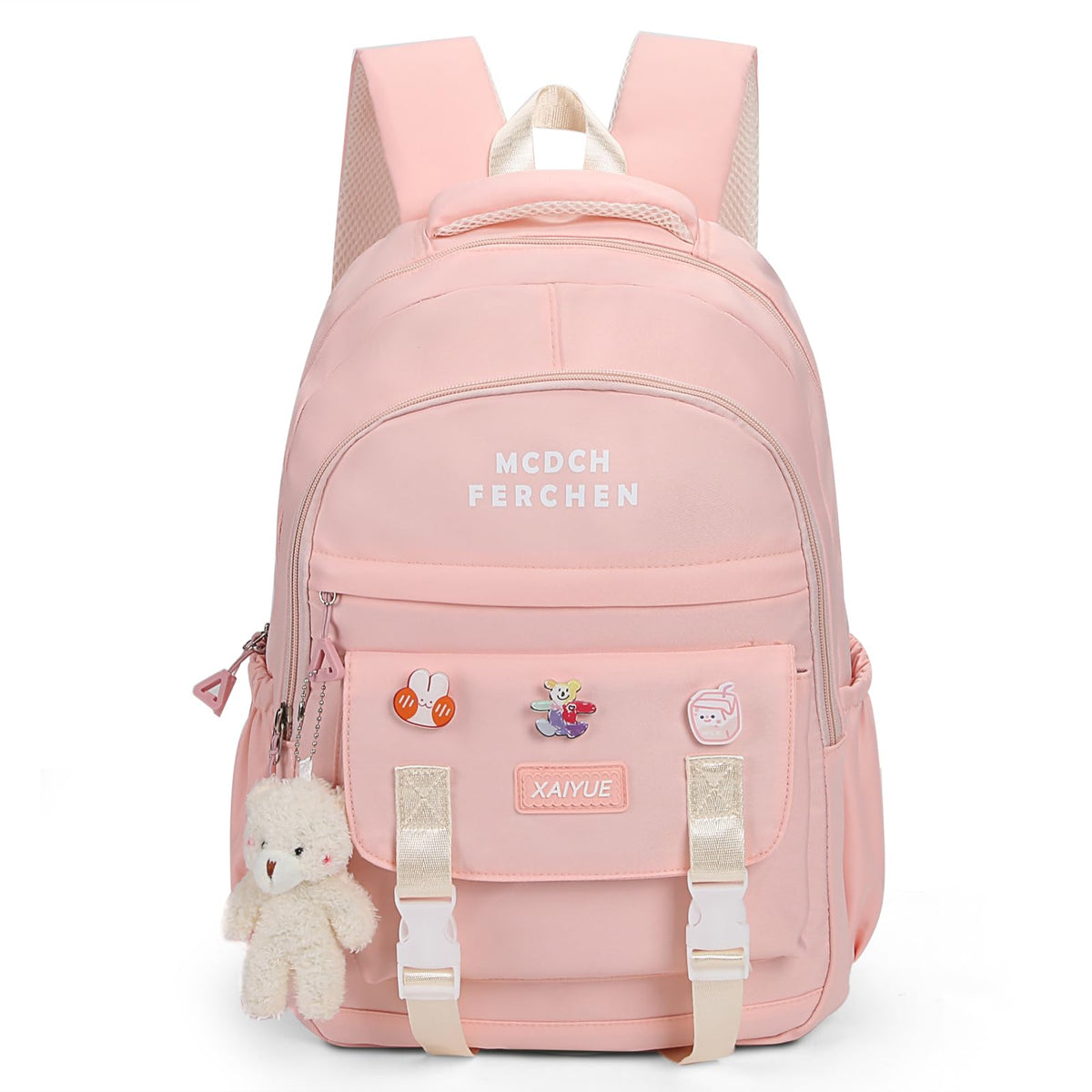 cotmcor Kawaii Kids Backpack for Girls, Cute Aesthetic Backpack, Teens Bookbag for Elementary Middle College School