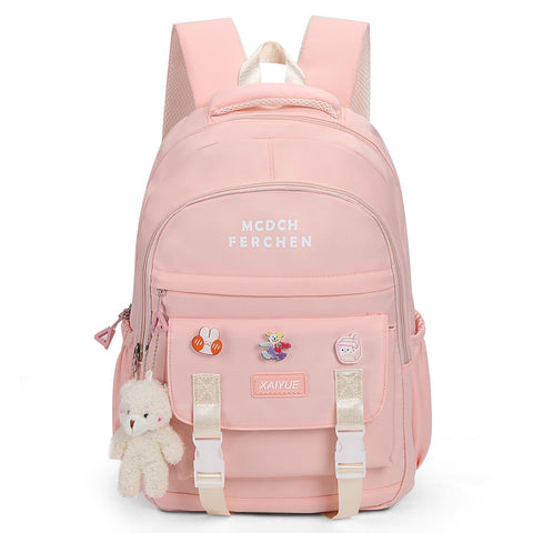 cotmcor Kawaii Kids Backpack for Girls, Cute Aesthetic Backpack, Teens Bookbag for Elementary Middle College School