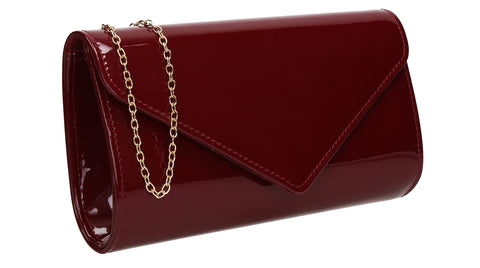 SwankySwans Clutch Bag, Burgundy