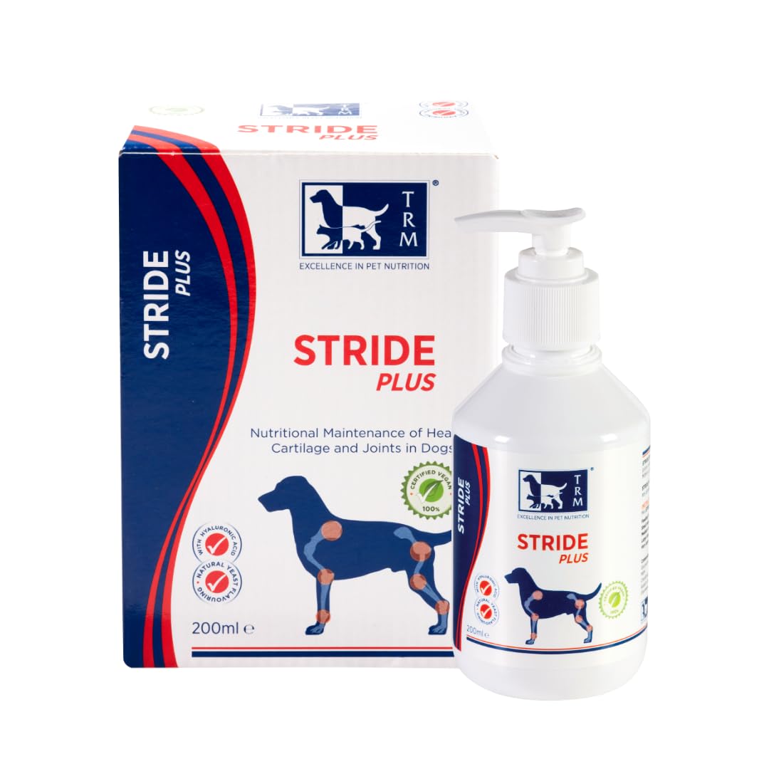 TRM Pet Stride Plus Joint Aid For Dogs - 200ml Liquid Joint Supplement For Dogs For Nutritional Maintenance Of Healthy Cartilage And Joints - Suitable Joint Care For Small To Large Dogs