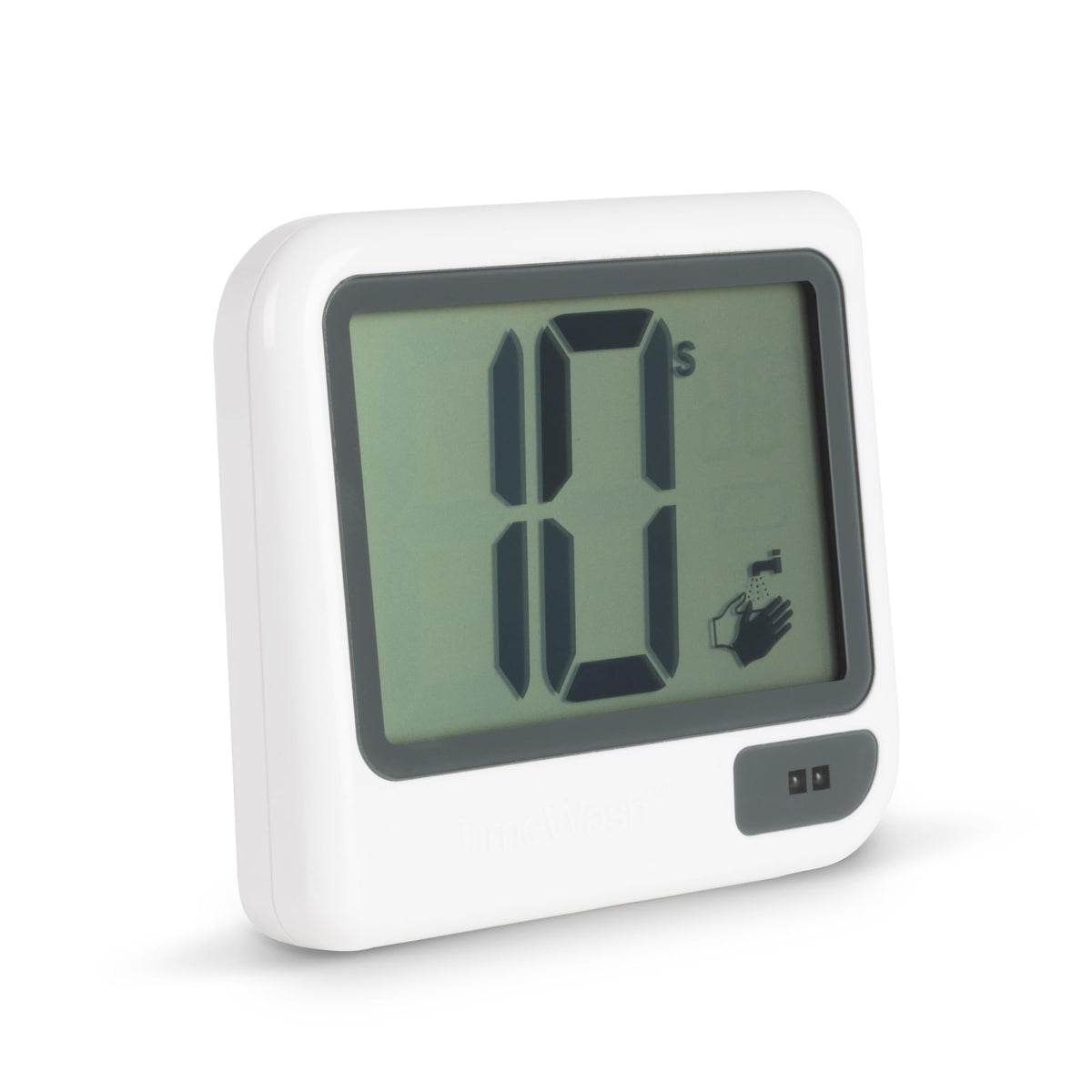 ETI TimeWash Toothbrush Timer & Shower Timer - Motion-Activated Timer For Toothbrushing/Hand Washing/Showering, 8 Switchable Countdown Times, Hygienic Contactless Design With Wall Mount