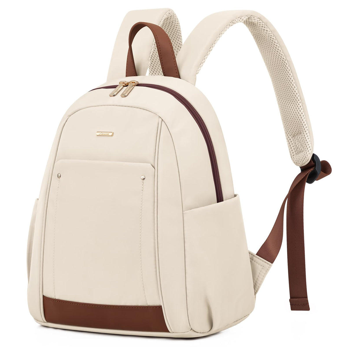 LOVEVOOK Mini Backpack for Women,Fashion Small Backpack for Travel,Lightweight Daypack for Work,Daily,Party(White)