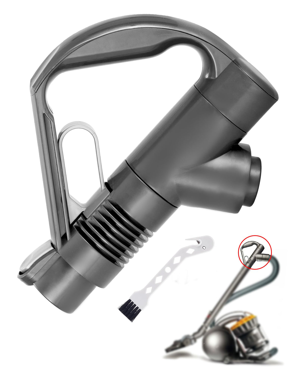 SOSALUK Replacement Handle Compatible with Dyson DC29 DC33C DC37 DC52 DC19 DC23 DC26 DC32 DC36 DC48 Spare Part Handle for Dyson #917276-01 Vacuum Cleaner Accessory