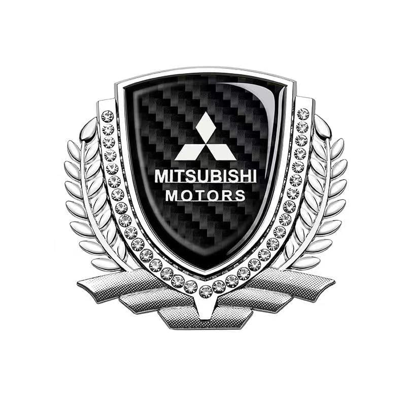 DIALFA Car Emblem for Mitsubishi Lancer Sportback X, Car Letter Emblem Front Grille Badge Trunk Tailgate Boot Window Exterior Decal Stickers, Car Decoration Accessories,C